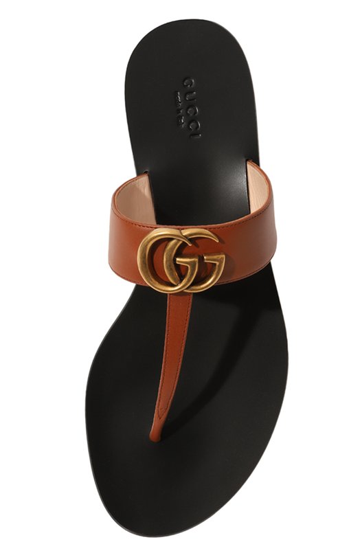 фото Кожаные шлепанцы marmont gucci