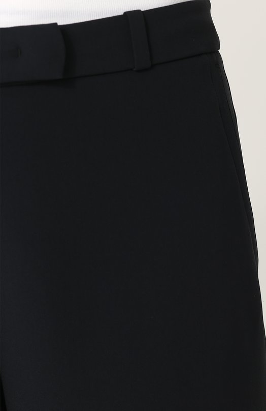 фото Однотонные расклешенные брюки из шелка loro piana