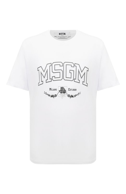 фото Хлопковая футболка msgm