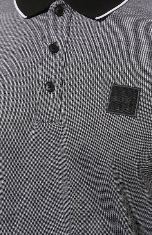 фото Хлопковое поло boss orange