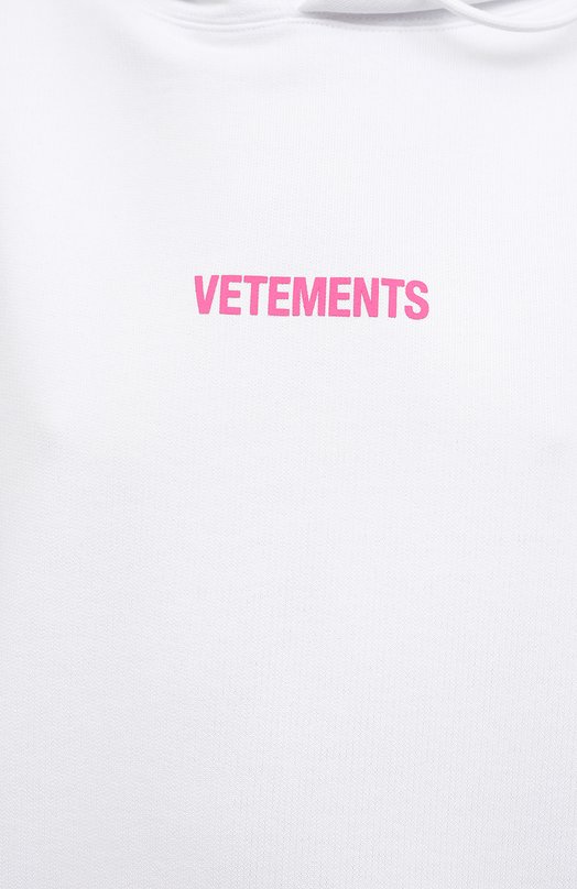 фото Хлопковое худи vetements