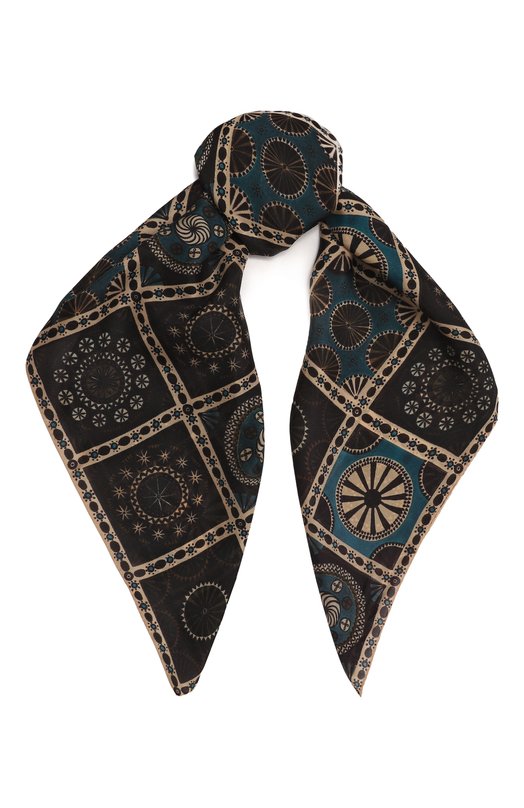 фото Шелковый платок византийский орнамент gourji
