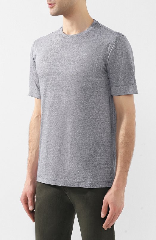 фото Футболка из смеси хлопка и льна brioni