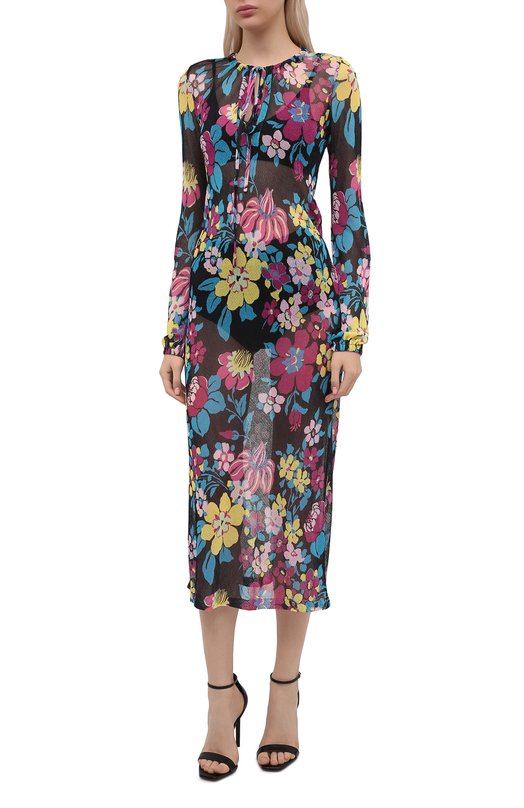 фото Платье из вискозы saint laurent