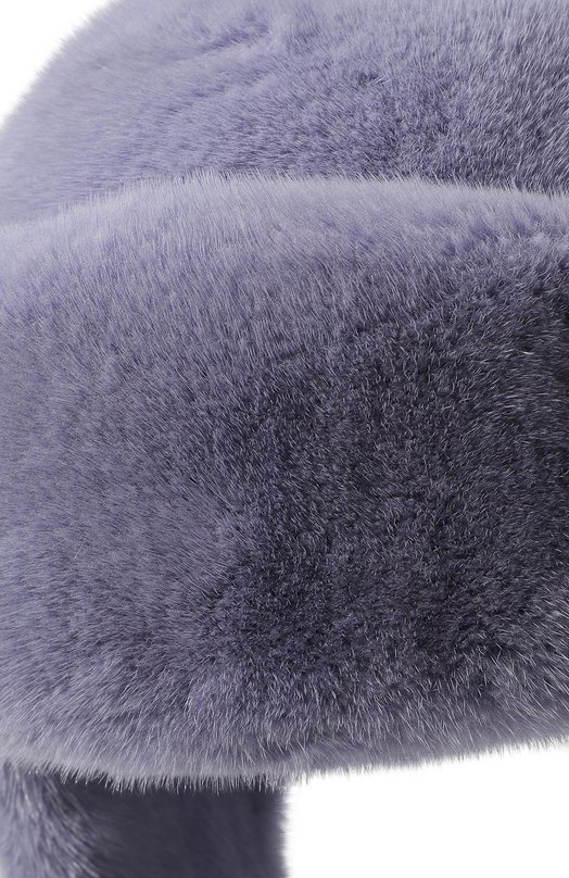 фото Шапка-ушанка френки из меха норки furland