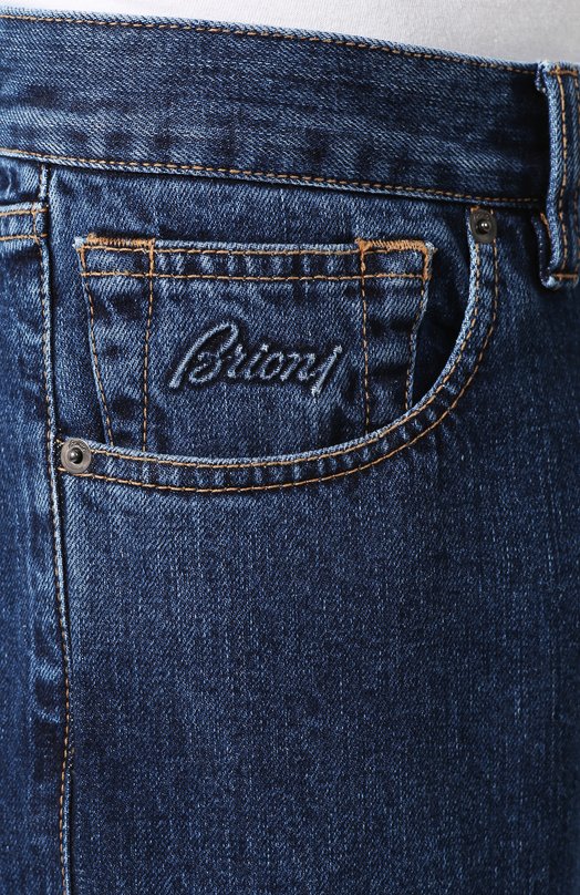 фото Джинсы прямого кроя brioni
