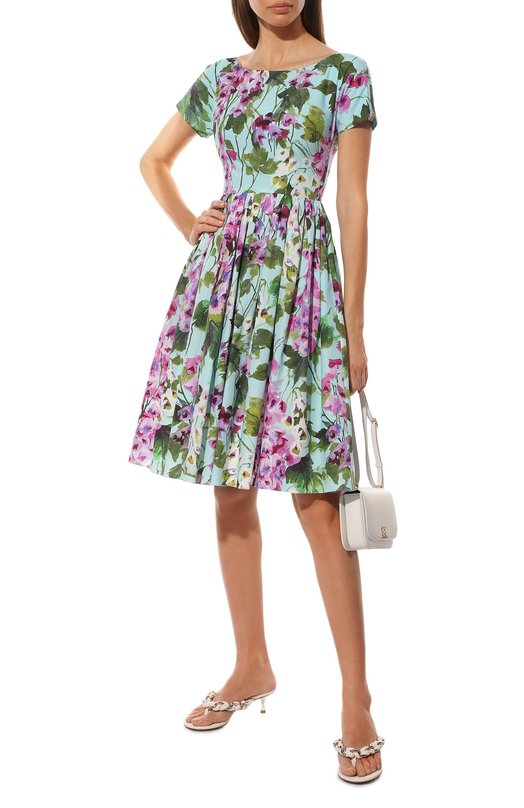 фото Хлопковое платье dolce & gabbana