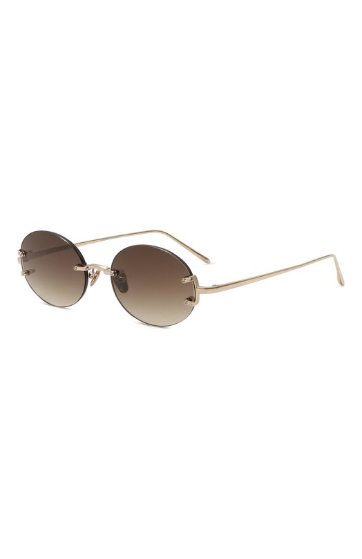 Солнцезащитные очки Linda Farrow. Цвет: коричневый