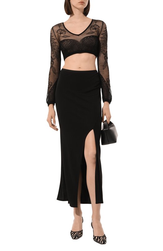 фото Топ из вискозы alberta ferretti