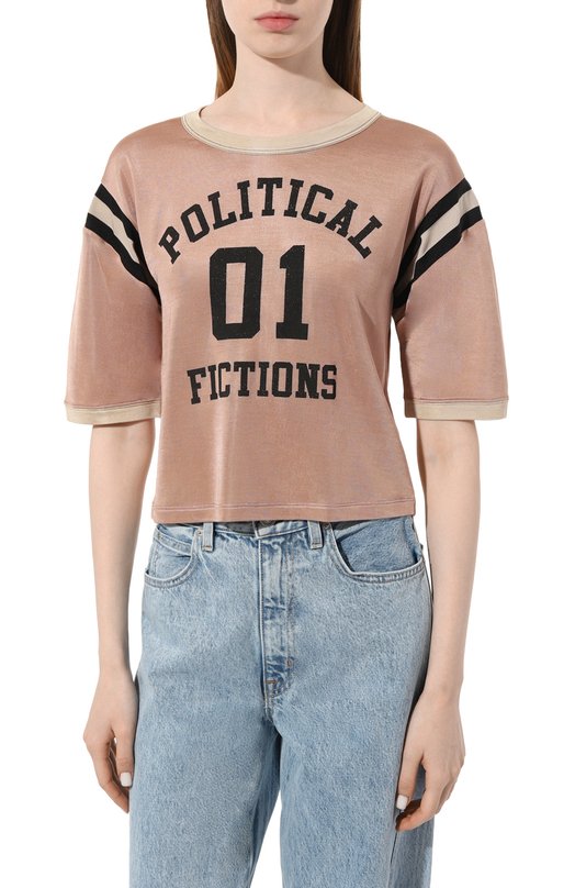 фото Футболка из вискозы saint laurent