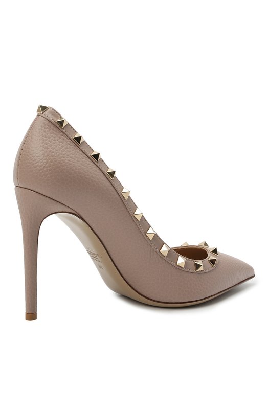 фото Кожаные туфли rockstud valentino